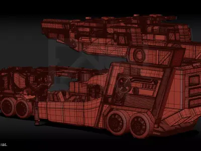 Transformers Cybertron Optimus Prime Vehicle Form 3D model