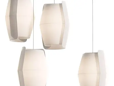 Volute Pendant Lamps 3D model