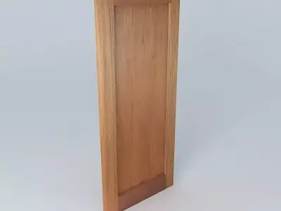 Interior Hardwood Door 3D model