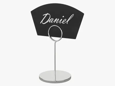 Table Card Holder 3D model