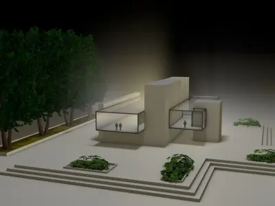 MODERN HOUSE 3D model 67