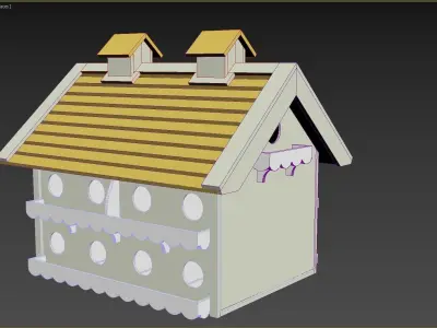 pigeon coop 3D model