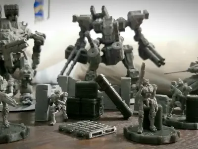 Props  and Environment  3D Printable 3D print model