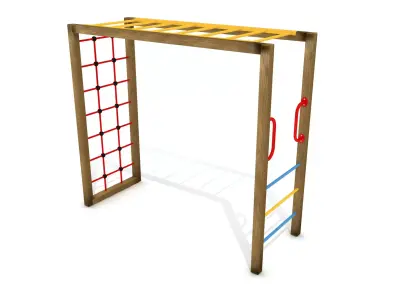 Kids Game Play Equipment 024 Climber Low-poly 3D model