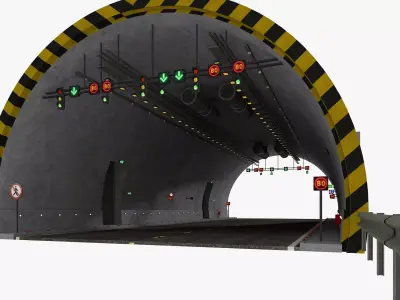 Road Tunnel 3D model