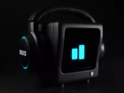 Cute Robot N1 3D model