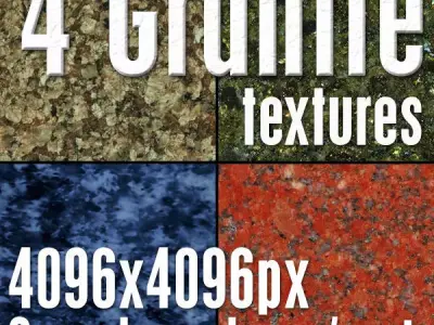 4 High Res Seamless Granite Textures Vol03 Part3 Texture