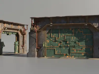 Gates 3D model