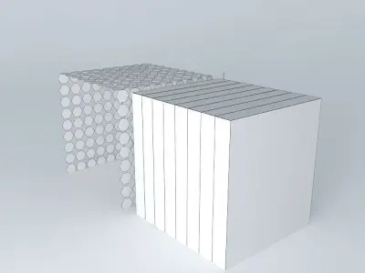 d cube with light Free 3D model