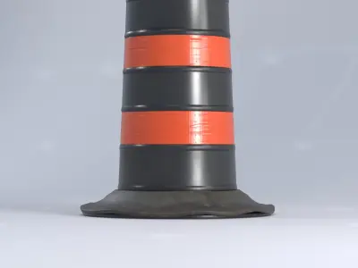 Toronto Safety Barrel 3D model