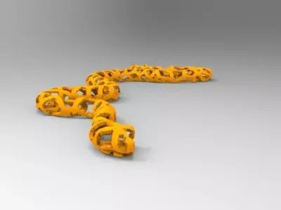 Voronoi Snake 3D print model