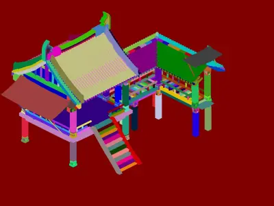Game City - Building - Armor Corridor 2701 3D model