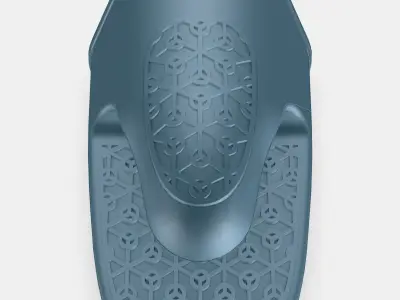 SANDVIVA Oven glove Low-poly 3D model