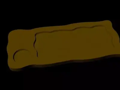 carved tray Free 3D model