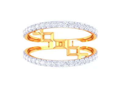 Women Ring  Render 3dm STL OBJ FBX Details 3D print model 162