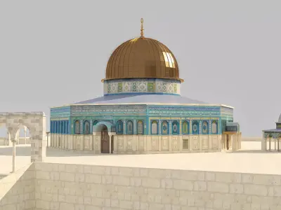 Dome of the Rock Jerusalem 3D model