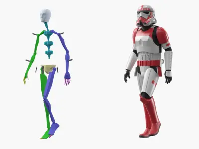  Star Wars Shock Trooper Rigged 