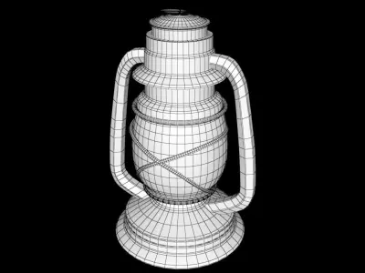 Table lamp light 3D model