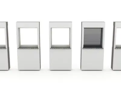 Windows collection - room windows and sliding bays 3D Model Pack