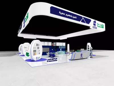 booth 14x19 3D model