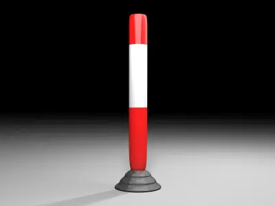 Bollard - Flexible 3D model