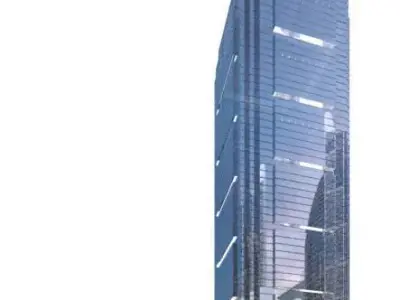 Modern Glass Skyscraper 3D model get