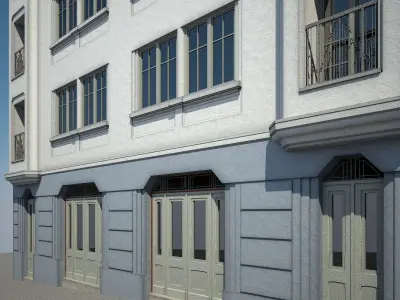 Apartment Building 21 3D model