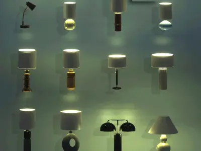 LIGHTING COLLECTION PACK Low-poly 3D model