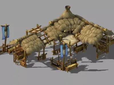 Station - Inn 03 3D model