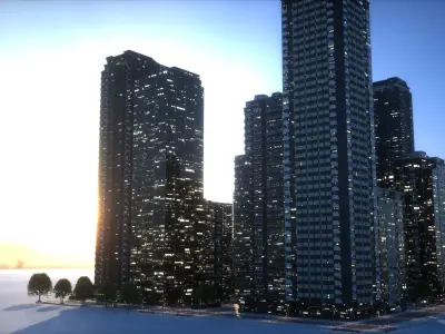 City Block Type B34 3D model