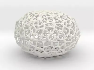 Voronoi Pearl Light Lamp No II 3D print model