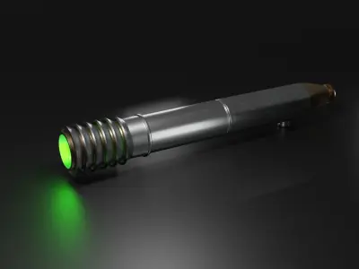 Cin Drallig Lightsaber - 3D Print Model 3D print model
