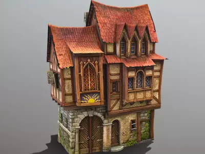 Medieval Tavern 3D print model
