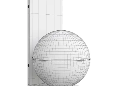 Akova Wall Sconce Low-poly 3D model