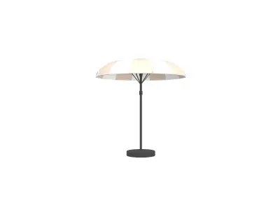 Garden Umbrella v1 008 Low-poly 3D model