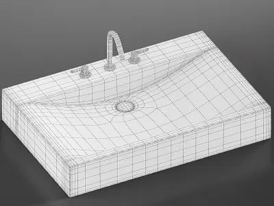 Salvatori ONDA sink 3D model