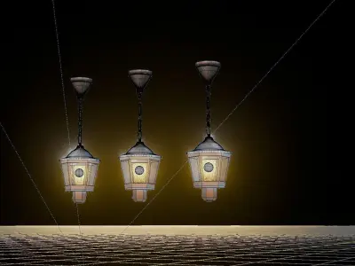 hang light  3d model 3D model