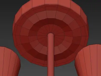 CAIRO Chandelier 8 Arm black 3D model