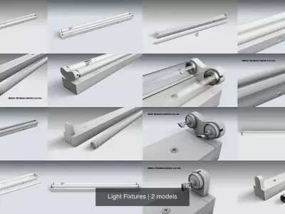 Light Fixtures 3D Model Pack