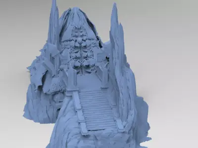 Set Occult raised bridge  3D model
