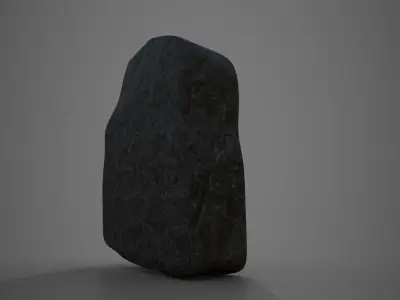Rosetta Stone of Ancient Egypt Low-poly 3D model