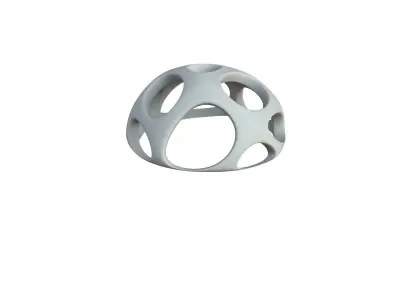 SciFi Cube Object No 57138 Low Poly Shape Low-poly 3D model