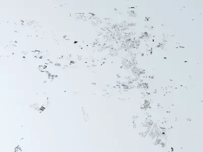 Urumqi Streets and Buildings 3D model