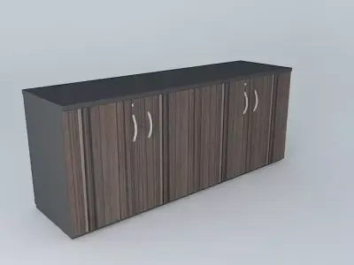 Armario baixo cabinet Free 3D model