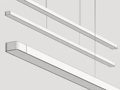 Flos Super Line Pendant Lamp 3D model