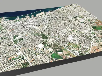 Cityscape Oran Algeria 3D model