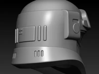 Mountain Trooper Helmet Full Size and One12 Scale STL Bundle 3D print model