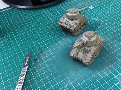 WW2 American Grot Tanks 3D print model