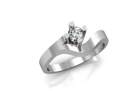 Diamond Ring 3D print model