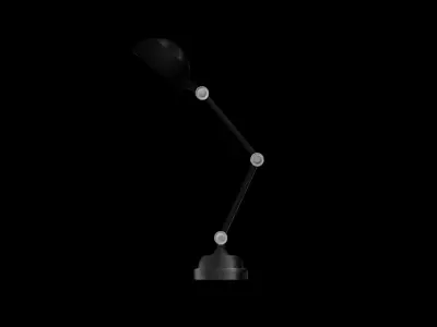 Low poly Table Lamp  Low-poly 3D model
